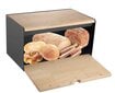 KLAUSBERG tērauda un koka maizes kaste KB-7386 cena un informācija | Virtuves piederumi | 220.lv