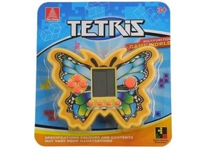 Tauriņa formas elektroniskā spēle "Tetris", dzeltena cena un informācija | Galda spēles | 220.lv