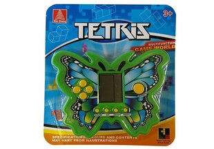 Tauriņa formas elektroniskā spēle "Tetris", zaļa цена и информация | Настольные игры, головоломки | 220.lv