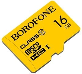 Карта памяти Borofone microSD 16 ГБ, без адаптера цена и информация | Карты памяти для телефонов | 220.lv