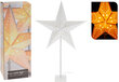 Ziemassvētku dekors Papīra zvaigzne ar statīvu cena un informācija | Ziemassvētku dekorācijas | 220.lv