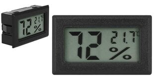 Цифровой термометр и гигрометр 2в1 цена и информация | Метеорологические станции, термометры | 220.lv