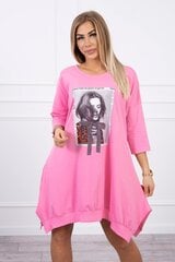Платье женское 20251, розовое цена и информация | Платья | 220.lv