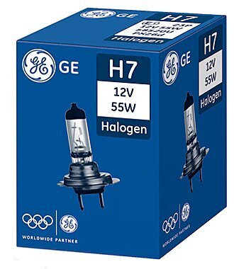GE Autolampa 12V H7 55W PX26D cena un informācija | Auto spuldzes | 220.lv