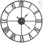 Retro sienas pulkstenis - melns цена и информация | Dārza dekori | 220.lv
