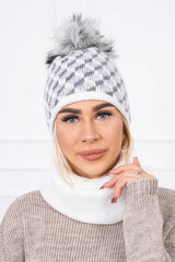 Женская зимняя шапка и шарф 18688 цена и информация | Женские шапки | 220.lv