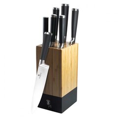 Набор ножей из 7 предметов с подставкой из бамбуковой древесины BERLINGER HAUS BH-2424 цена и информация | Ножи и аксессуары для них | 220.lv