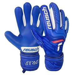 Вратарские перчатки Reusch Attrakt Grip Evolution Finger Support Jr 51 72 830 4010 51728304010, синие цена и информация | Футбольная форма и другие товары | 220.lv