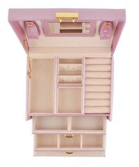 Каскадная шкатулка Kuferk 6400, розовая цена и информация | Детали интерьера | 220.lv