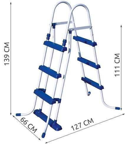 Bestway 58330 Baseino kopėčios 107cm # 3609 цена и информация | Baseinu piederumi | 220.lv