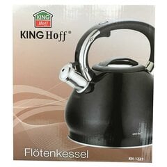 Чайник KingHoff KH-1221 со свистком, 3,4 л цена и информация | Чайники, кофейники | 220.lv