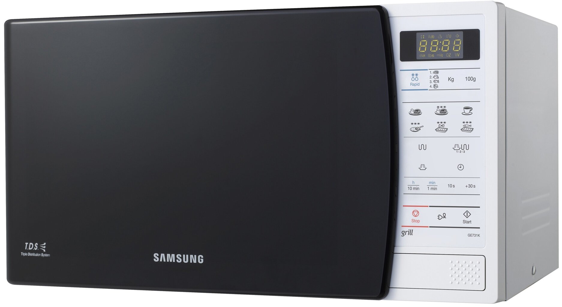 Samsung GE731K/BAL mikroviļņu krāsns ar grilu, 20 L, balta krāsa цена и информация | Mikroviļņu krāsnis | 220.lv
