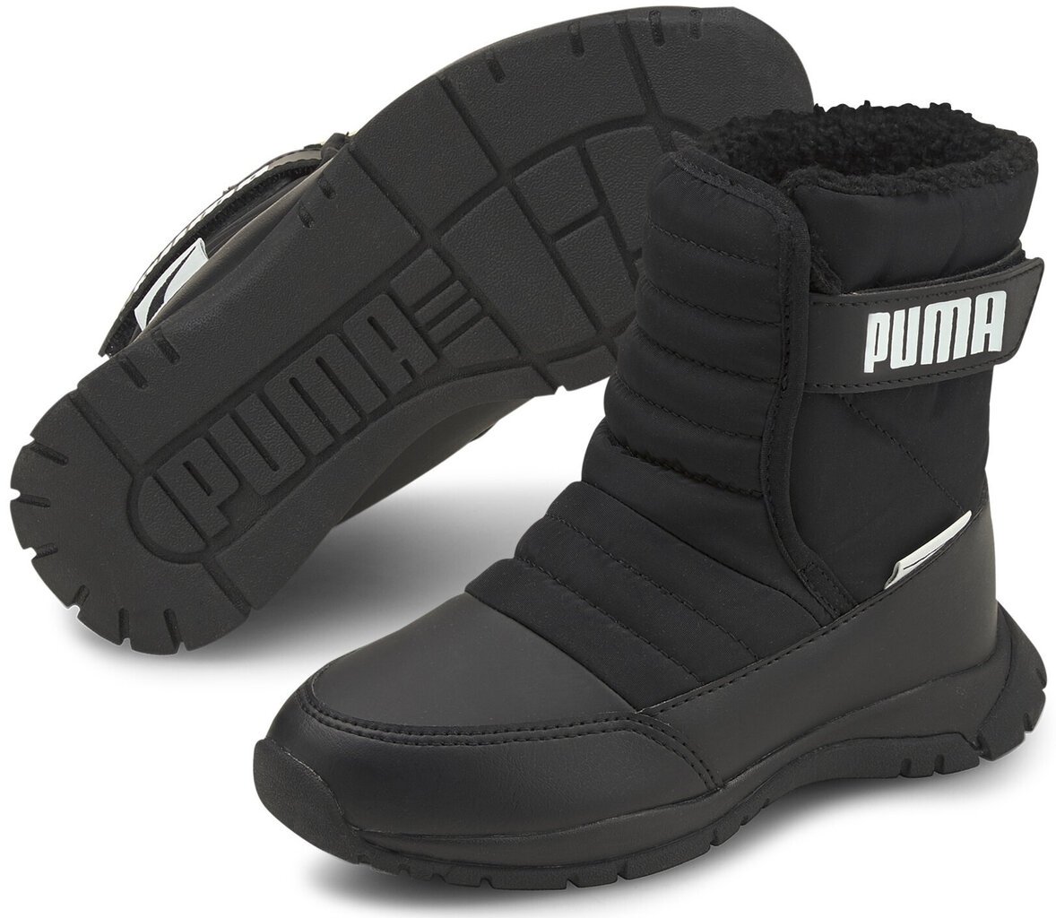 Puma Apavi Bērniem Nieve Boot Black 380745 03/12K cena un informācija | Bērnu zābaki | 220.lv