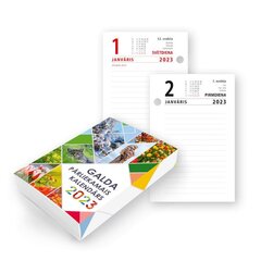 Galda pārliekamais kalendārs 2023 gads cena un informācija | Kalendāri, piezīmju grāmatas | 220.lv