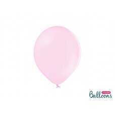 Izturīgi baloni 27 cm, pasteļi gaiši rozā (1 gab. / 50 gab.) cena un informācija | Baloni | 220.lv