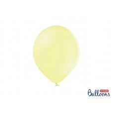 Izturīgi baloni 27 cm, pasteļi gaiši dzelteni (1 gab. / 10 gab.) cena un informācija | Baloni | 220.lv