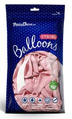 Izturīgi baloni 30 cm, gaiši rozā (1 iep. / 100 gab.) cena un informācija | Baloni | 220.lv