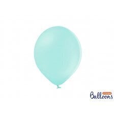Izturīgi baloni 27 cm, pastelis gaiša piparmētra (1 gab. / 100 gab.) cena un informācija | Baloni | 220.lv