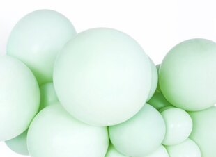 Izturīgi lateksa baloni 30 cm, pasteļtoņu pistāciju zaļi (1 iep. / 100 gab.) цена и информация | Шарики | 220.lv