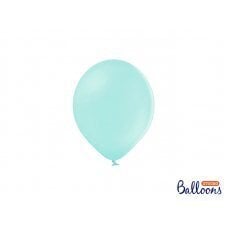Izturīgi baloni 12 cm, gaiši pastelēta piparmētra (1 gab. / 100 gab.) cena un informācija | Baloni | 220.lv