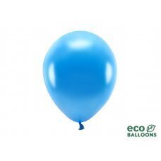 Eko baloni 26 cm metāliski, zili (1 gab. / 10 gab.) cena un informācija | Baloni | 220.lv