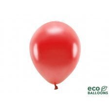 Eco Balloons 26см металлик, красный (1 шт. / 10 шт.) цена и информация | Шарики | 220.lv