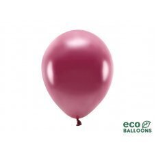 Eco Balloons 26см металлик, темно-красный (1 шт. / 10 шт.) цена и информация | Шарики | 220.lv