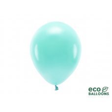 Eko baloni 26 cm pastelis, tumša piparmētra (1 gab. / 10 gab.) cena un informācija | Baloni | 220.lv