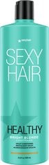 Kondicionieris ar violetu pigmentu Sexy Hair Healthy Bright Blonde 1000 ml cena un informācija | Matu kondicionieri, balzāmi | 220.lv