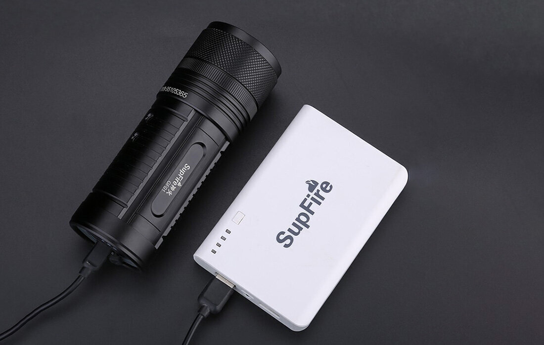 Makšķerēšanas lāpa Superfire GF01-A, USB, 140lm, 375m cena un informācija | Lukturi | 220.lv