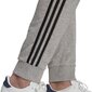 Sporta bikses vīriešiem Adidas Essentials Tapered Cuff 3 Stripes M GK8889, pelēki цена и информация | Sporta apģērbs vīriešiem | 220.lv