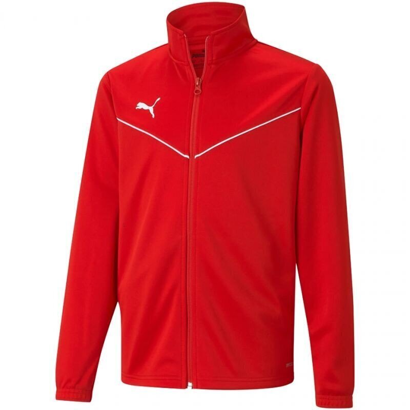 Džemperis bērniem Puma teamRise Training Poly Jacket Jr 657393 01, sarkans cena un informācija | Zēnu jakas, džemperi, žaketes, vestes | 220.lv