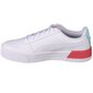 Sporta apavi pusaudžiem Puma Carina L Jr 370677 23, balti cena un informācija | Sporta apavi bērniem | 220.lv