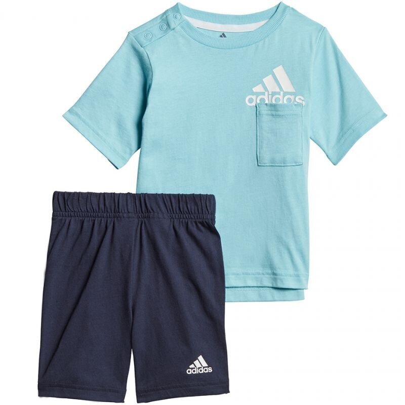 Sporta komplekts zēniem Adidas Infants BOS Logso Summer Set Junior GM8943, zils cena un informācija | Komplekti zēniem | 220.lv