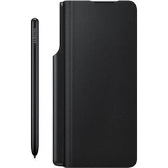 Samsung EF-FF92PCBEGEE Flip Cover with Pen for Samsung Galaxy Fold 3, Black цена и информация | Чехлы для телефонов | 220.lv