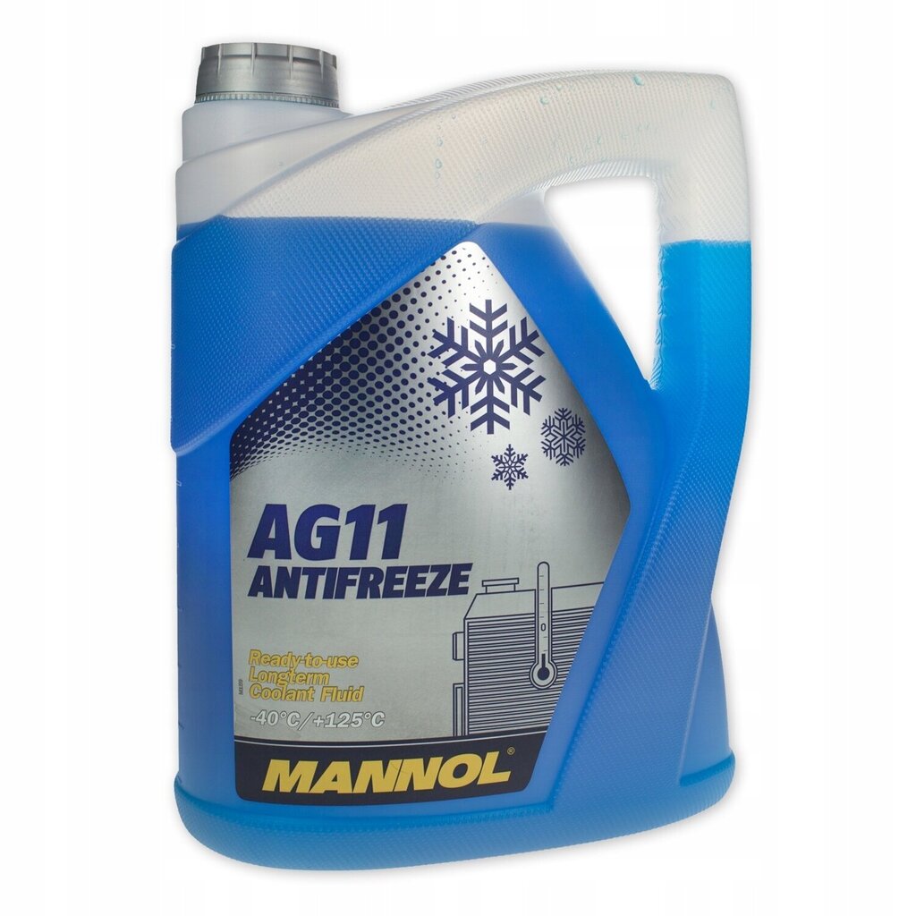 Mannol dzesēšanas šķidrums AG11-40 -40C 5L, zils цена и информация | Vējstiklu un dzesēšanas šķidrumi | 220.lv