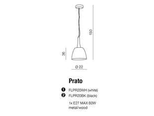 Azzardo светильник Prato AZ1333 цена и информация | Люстры | 220.lv