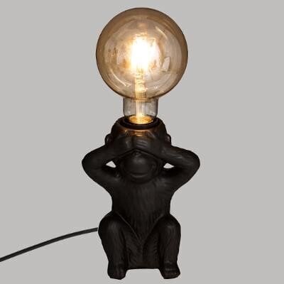 Galda lampa Pērtiķis (ar aizsegtām acīm) 17 cm cena un informācija | Galda lampas | 220.lv