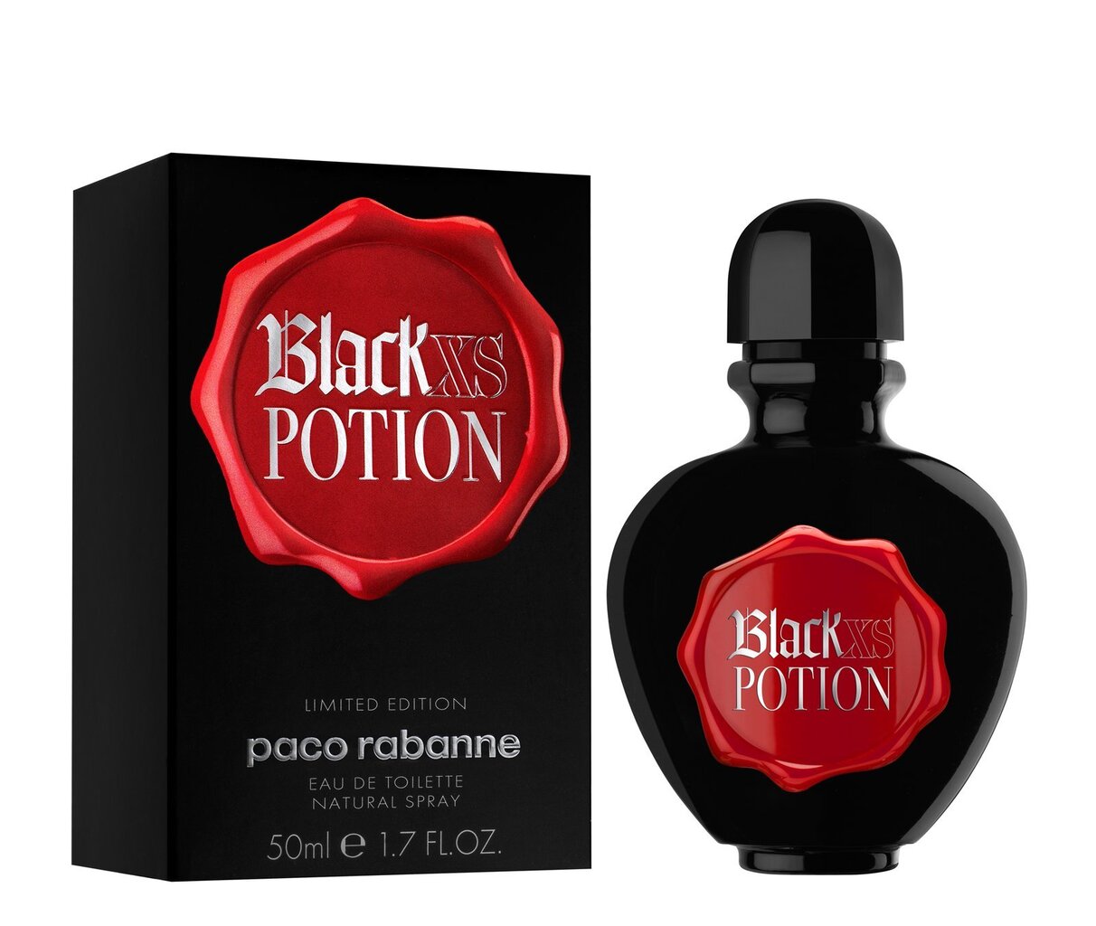 Tualetes ūdens Paco Rabanne Black XS Potion edt 50 ml cena un informācija | Sieviešu smaržas | 220.lv