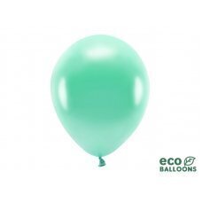 Eko baloni 30 cm metāliska, tumša piparmētra (1 gab. / 100 gab.) cena un informācija | Baloni | 220.lv