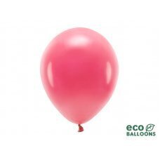 Eko baloni 30 cm pasteļtoņi, gaiši sarkani (1 gab. / 100 gab.) cena un informācija | Baloni | 220.lv