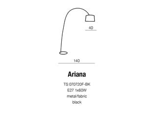 Azzardo stāvlampa Ariana цена и информация | Торшеры | 220.lv
