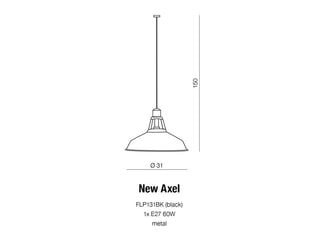 Azzardo светильник New Axel AZ1351 цена и информация | Люстры | 220.lv