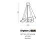 Azzardo piekarams gaismeklis AZ1609 Brighton 3 cena un informācija | Piekaramās lampas | 220.lv