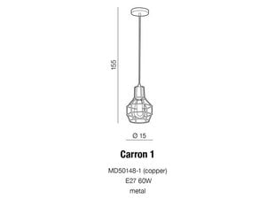 Azzardo подвесной светильник AZ1659 Carron 1 цена и информация | Люстры | 220.lv