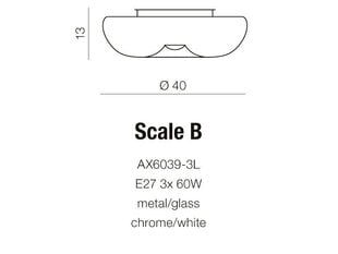 Azzardo sienas lampa AZ1602 Scale B цена и информация | Настенные светильники | 220.lv