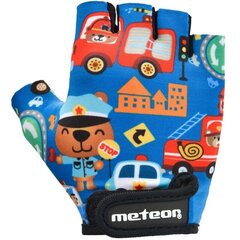 Тренировочные перчатки Meteor Safe City Junior 26178-26179-26180 цена и информация | Перчатки для турника и фитнеса | 220.lv