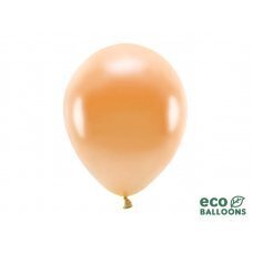 Eko baloni 30 cm metāliski, oranži (1 gab. / 100 gab.) cena un informācija | Baloni | 220.lv
