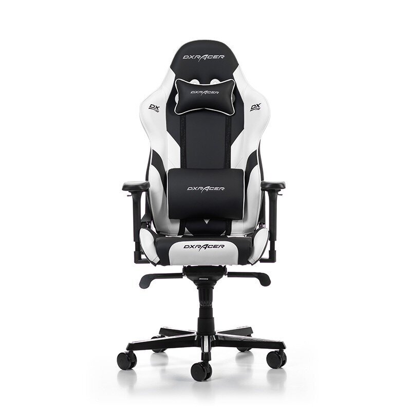 Spēļu krēsls DX Racer Gladiator G001-NW, melns/balts cena un informācija | Biroja krēsli | 220.lv