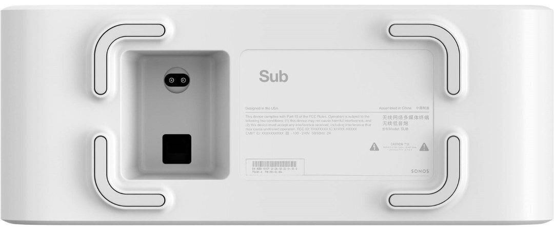 Sonos Bass Sub, balts cena un informācija | Mājas akustika, Sound Bar sistēmas | 220.lv